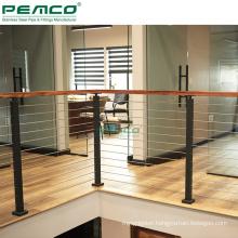 High Quality Balcony Stainless Steel Tensioning Cable Railing System Kits Balustrades Post